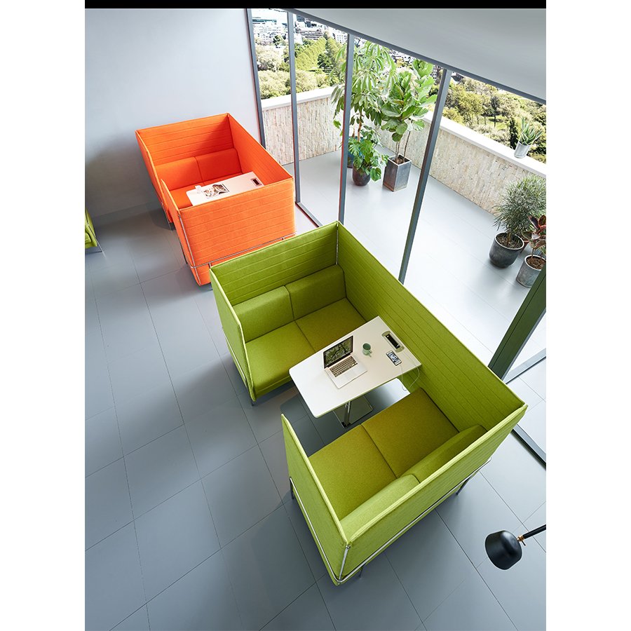 Privacy fabric modern office sofa set office phone booth soundproof meeting room pod