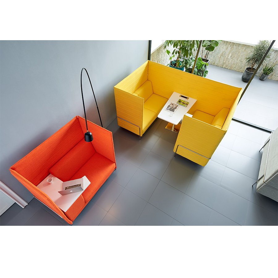 Privacy fabric modern office sofa set office phone booth soundproof meeting room pod