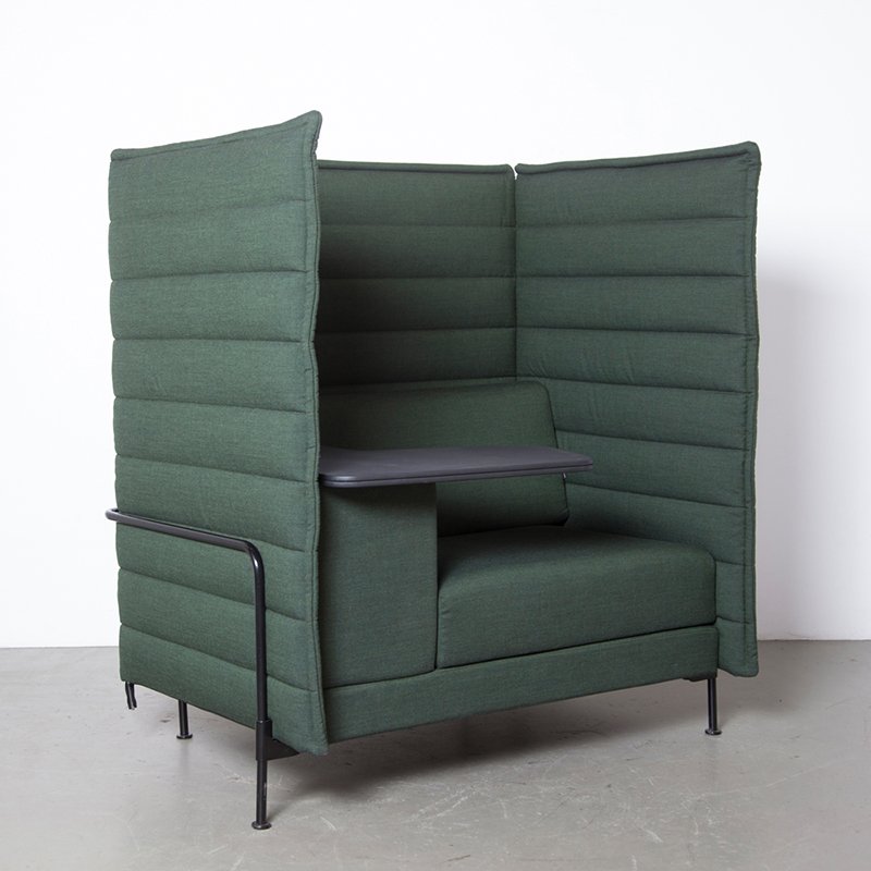 wholesale modern design office furniture soft high back office booth seating