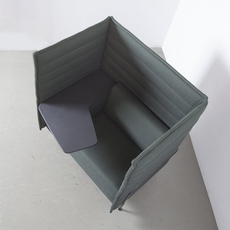 wholesale modern design office furniture soft high back office booth seating
