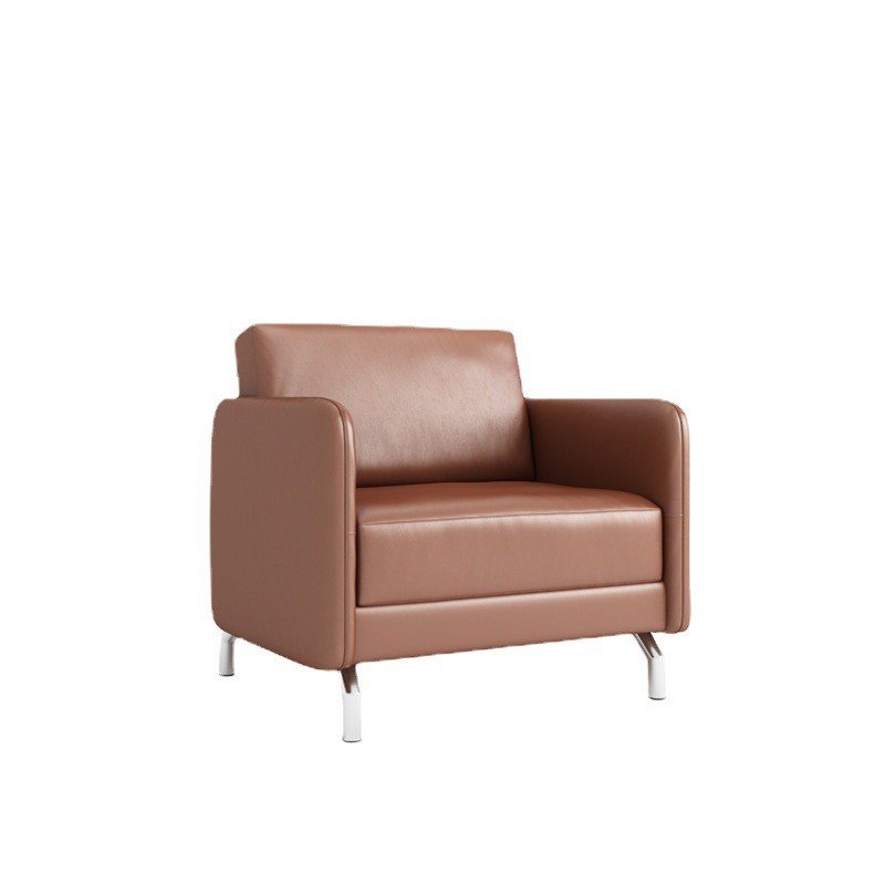 Wenchen Furniture Manufacturer High Quality Best Sell Style Oficina Sofa Set Luxury Designer Leather Single Seater Office sofa