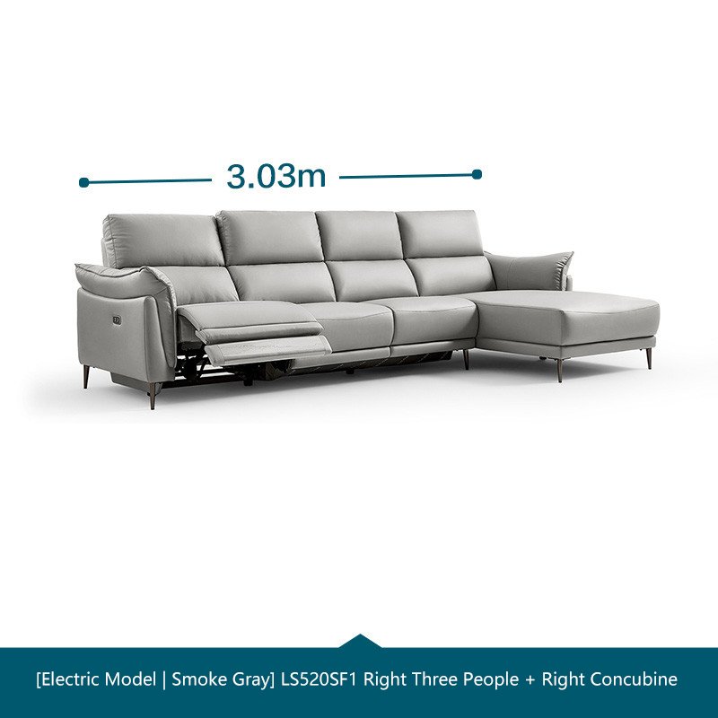 maxky Massage chair sofa modern technology fabric sofa Italian style first class electric function three seat sofa