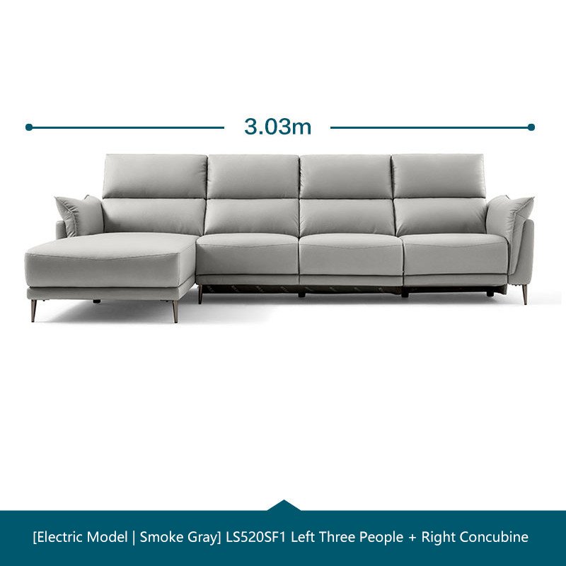 maxky Massage chair sofa modern technology fabric sofa Italian style first class electric function three seat sofa