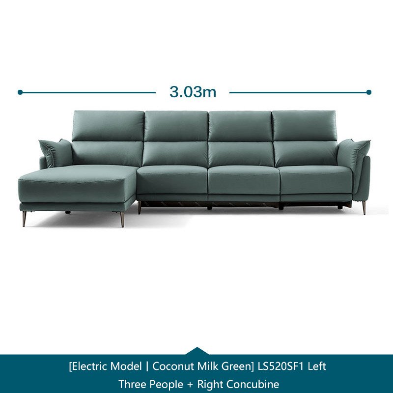 maxky Massage chair sofa modern technology fabric sofa Italian style first class electric function three seat sofa