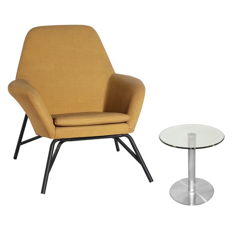 Nordic Style Single Lamb Velvet Sofa Light Luxury Simple Leisure Personality Special-Shaped for Living Room Hotel Dining Wedding