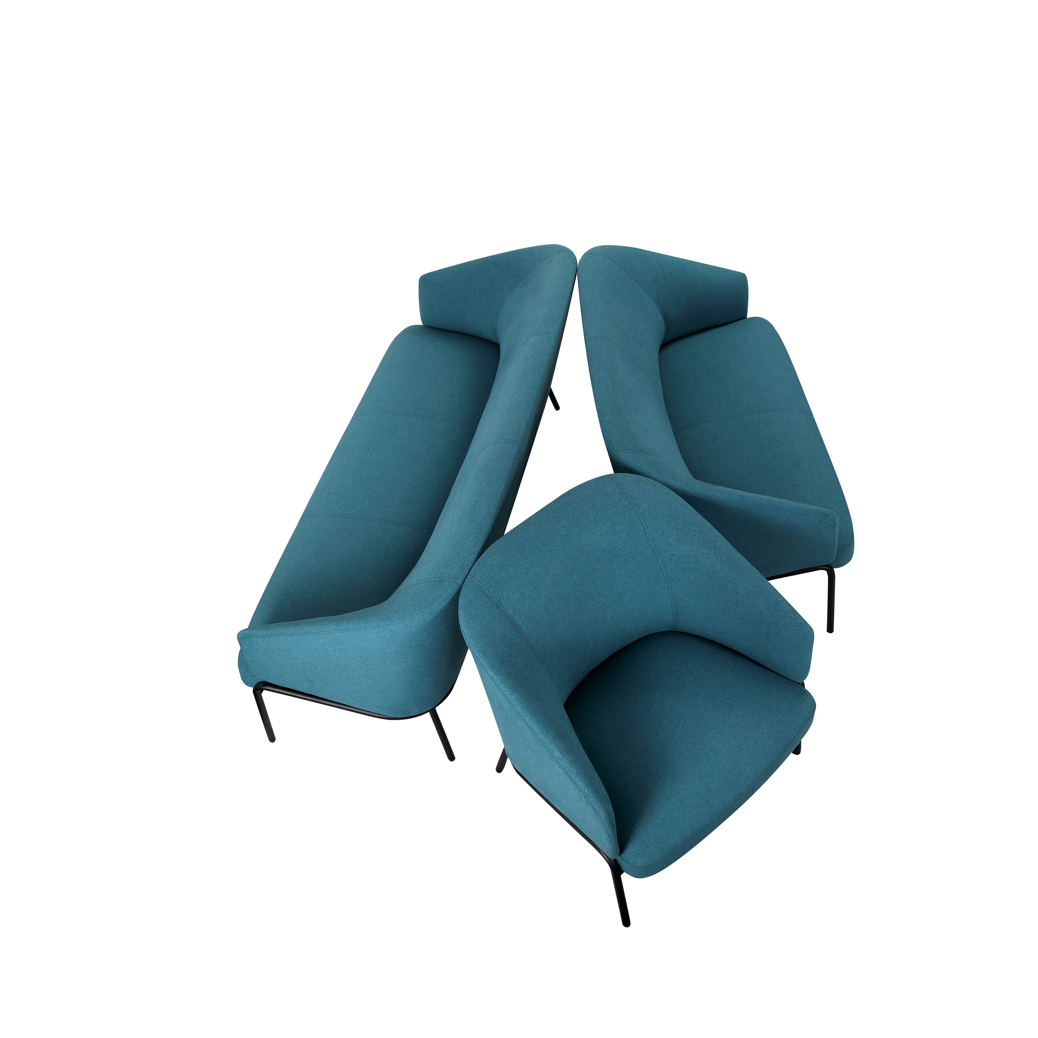 Modern Design 2-Seat Fabric Sofa Hot Sale Office Furniture