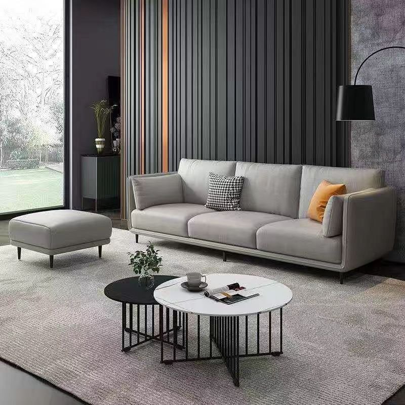 Hot Selling Simple Modern Living Room Small Apartment Technology Cloth Corner Sofa