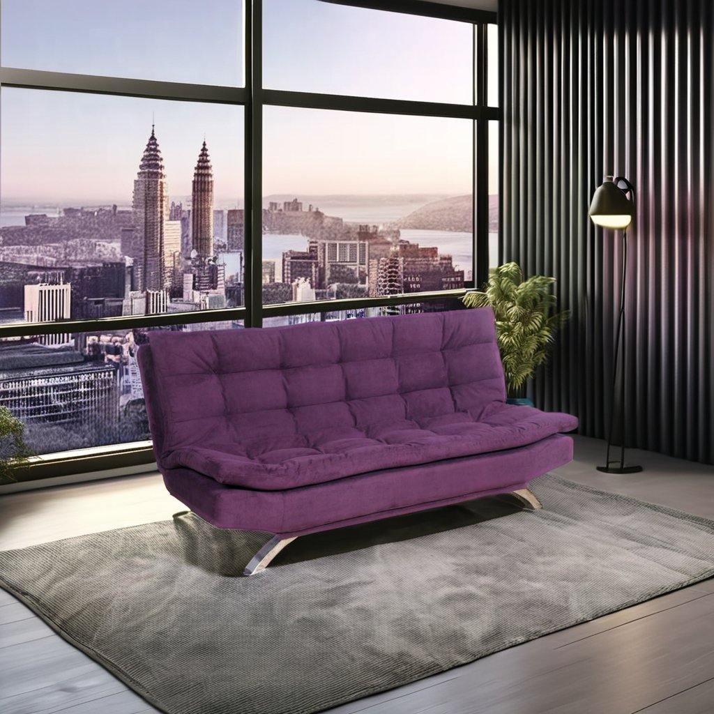 Modern European Style Fabric Sofa Furniture Convertible Extendable for Living Room Bedrooms School Space Saving Wood Design