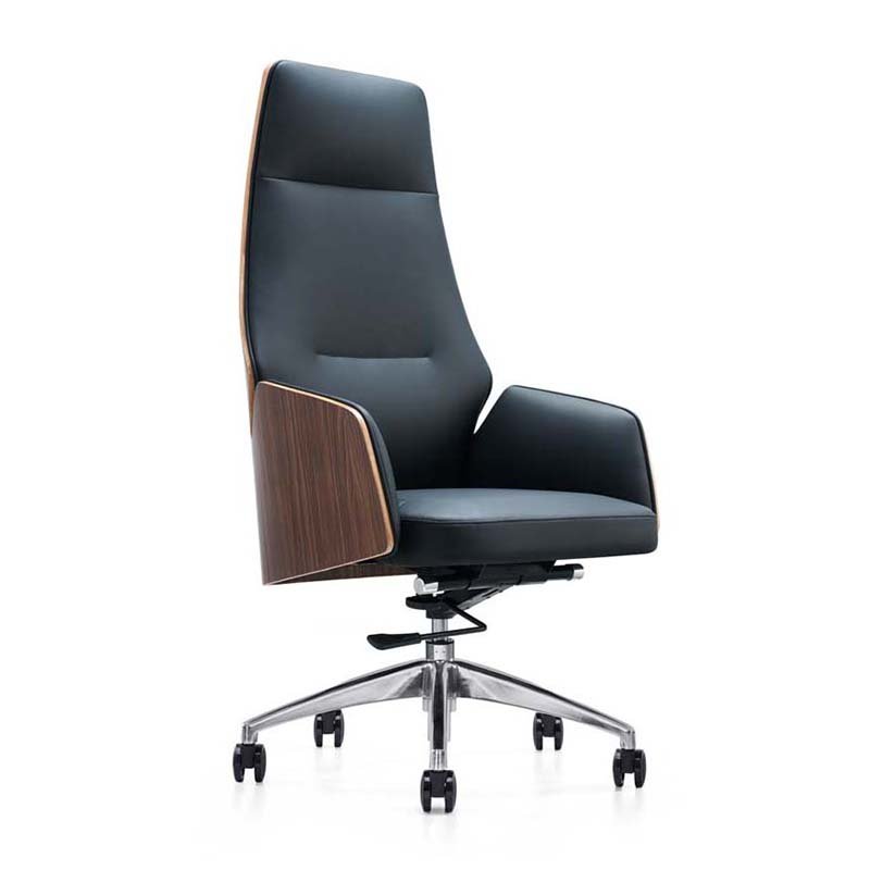 high back leather swivel chair office leather chair