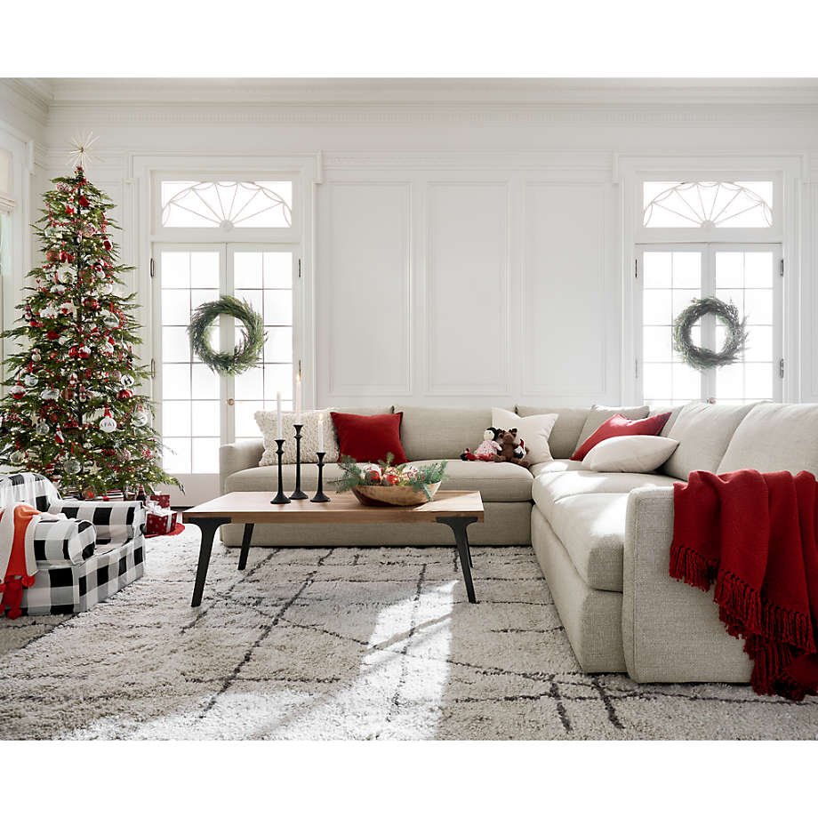 Luxury Fabric Home Furniture l Shaped Set Modern Design Sectional Couch Living Room Sofas