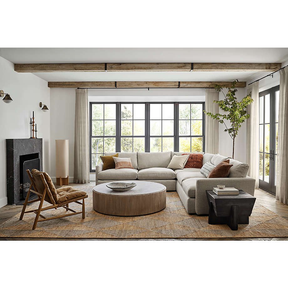 Luxury Fabric Home Furniture l Shaped Set Modern Design Sectional Couch Living Room Sofas