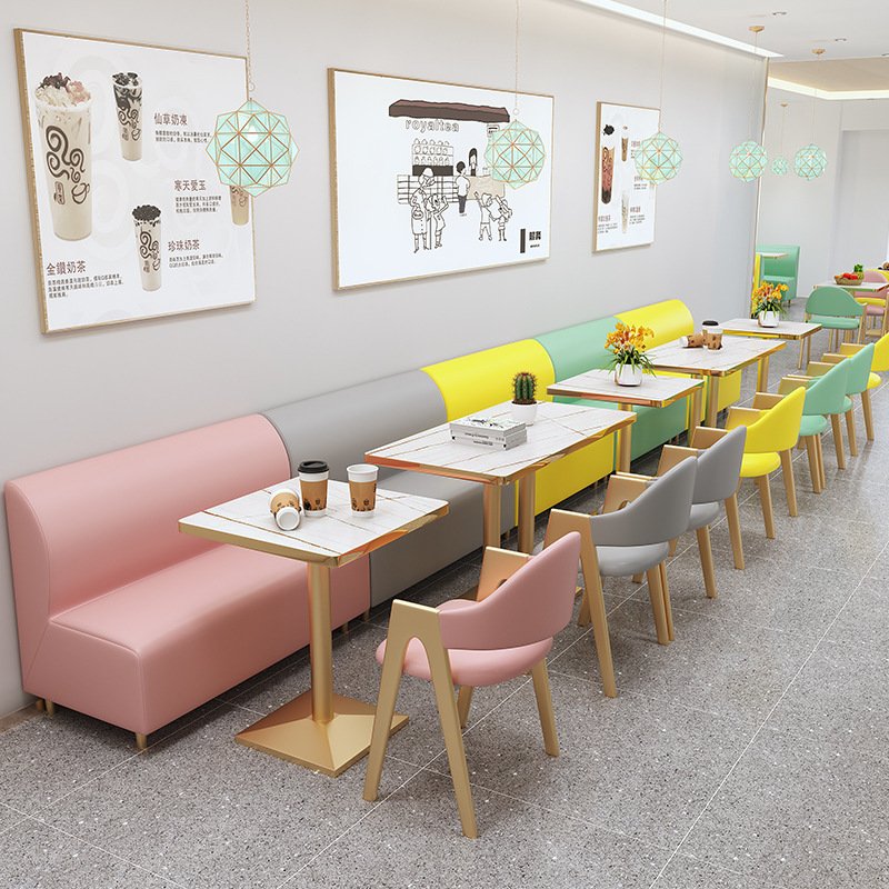 Commercial Used Furniture Manufacturer Restaurant Cafe Table And Chair Set Coffee Booth Sofa Table And Chairs For Sale