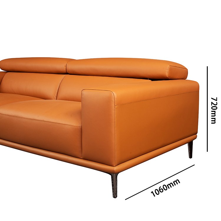 modern european executive sound absorbing waiting office two seater real leather sofa
