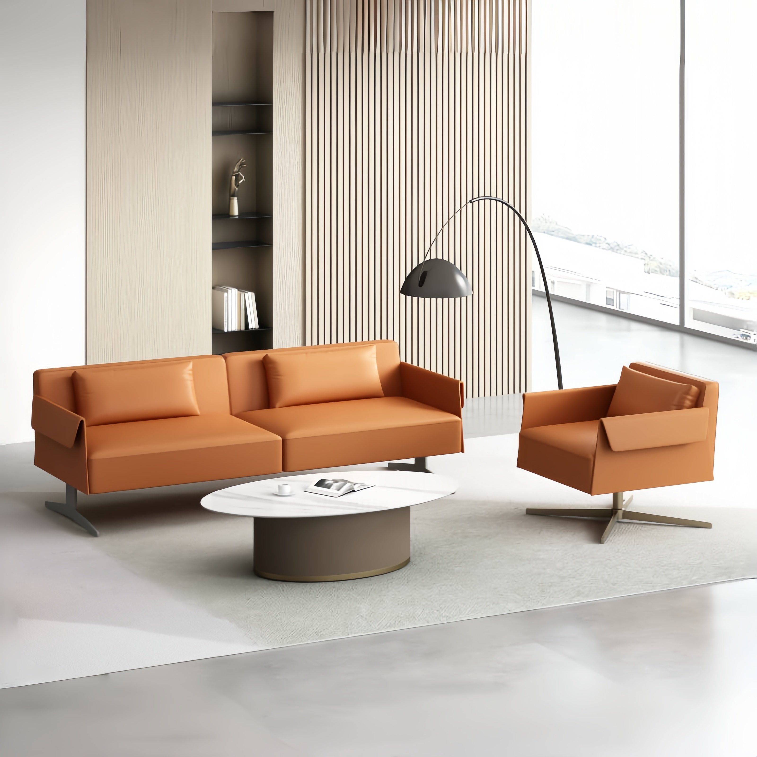 Hot selling office furniture, office visitor sofa set, modern design, wholesaler's home office sofa