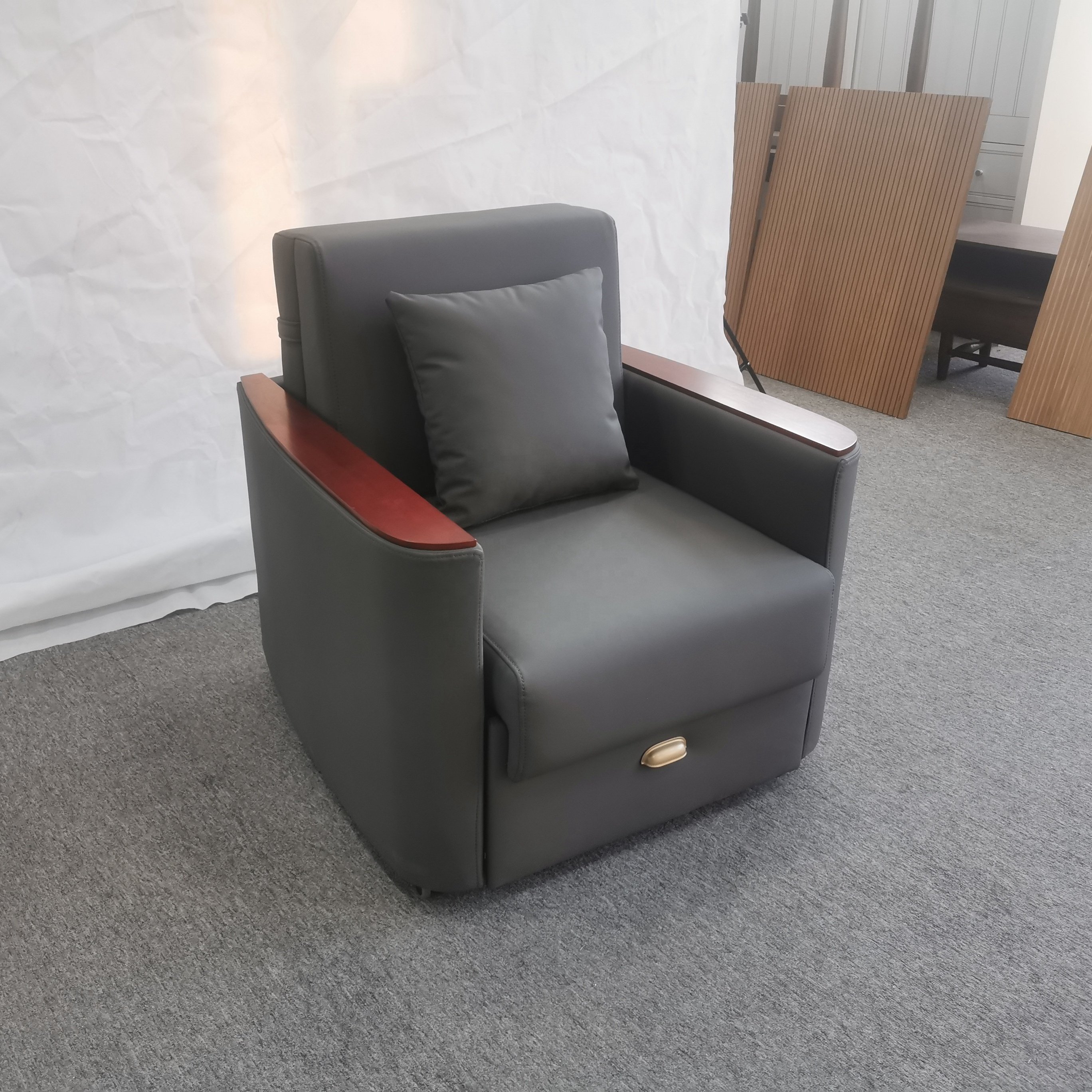Wholesale Sofa Chair Convertible Sofa Bed 21XYSL009A Space Saving Single Sofa Bed