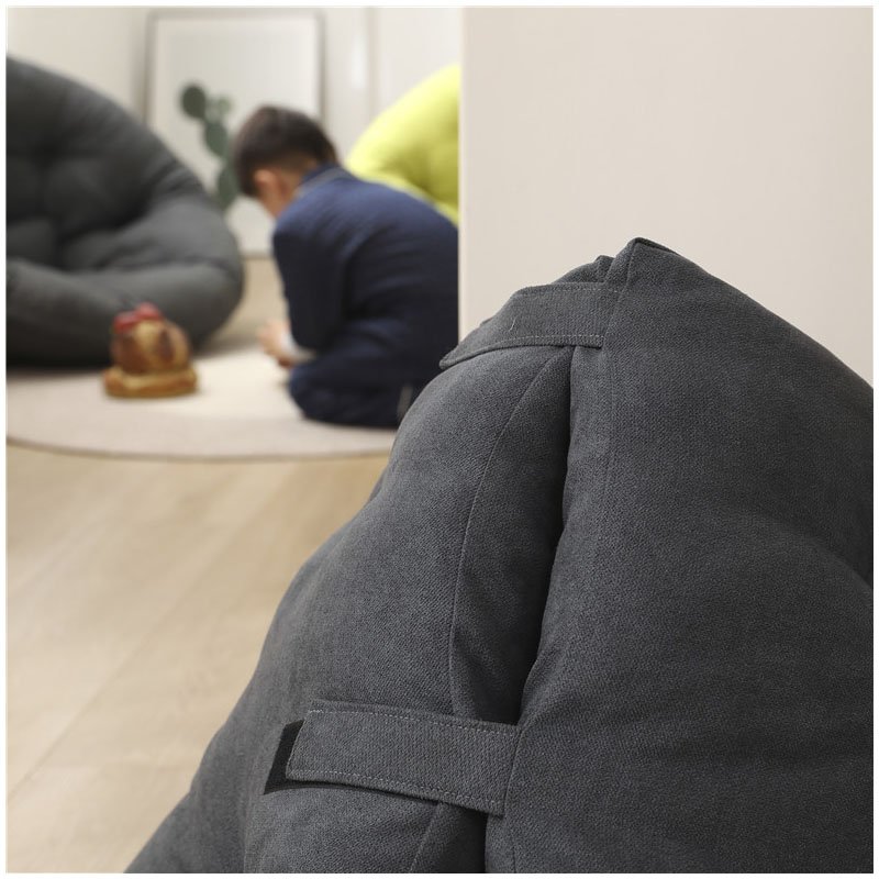 Machine washable multiple colors egg roll shape room large bean bag sofa Floor Cushion chair for adult kids