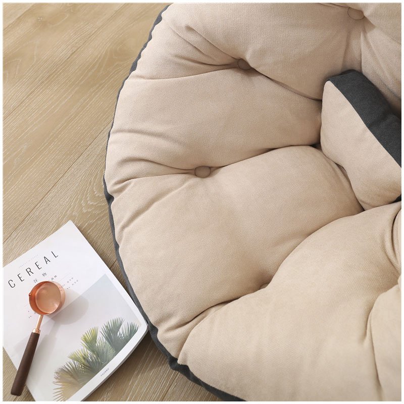Machine washable multiple colors egg roll shape room large bean bag sofa Floor Cushion chair for adult kids