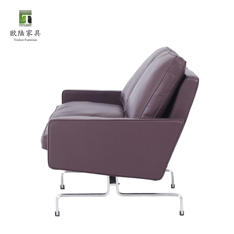 TITAHOT Contemporary sectional modular sofa sets 2 seater office furniture OEM ODM Custom cushion PU leather office sofas