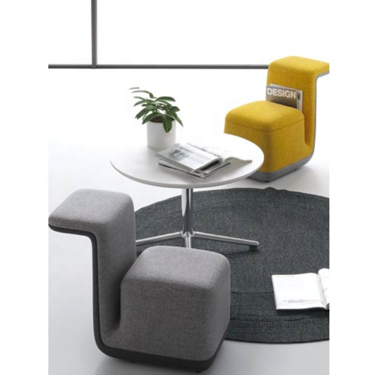Italian luxurious modular seating couches lounge furniture public space office library sofa