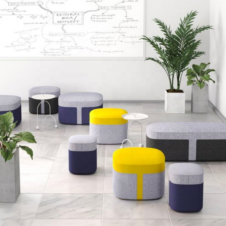 Italian luxurious modular seating couches lounge furniture public space office library sofa