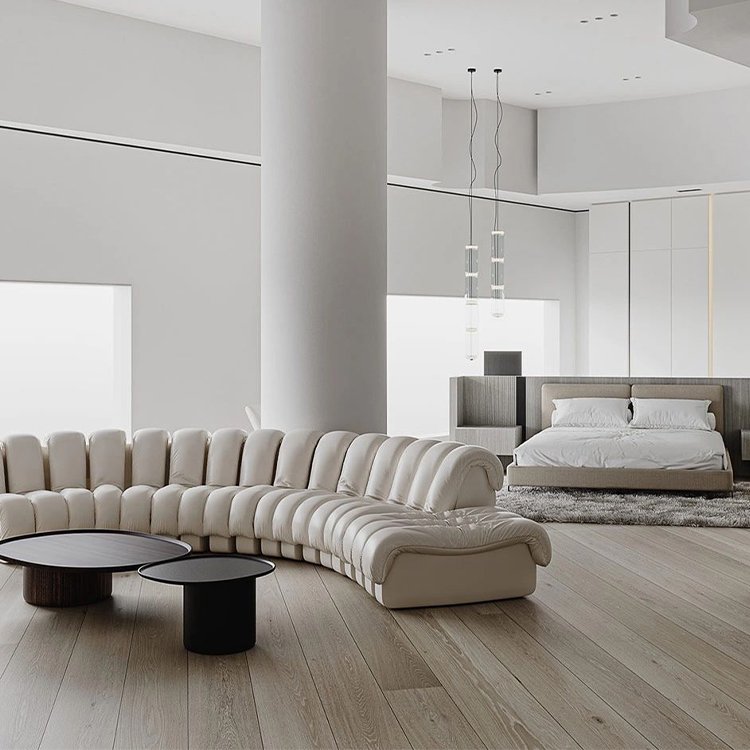 Contempo Designed sofas de luxury home set design moderne living room furniture luxury leather sectional S Shape Sofa