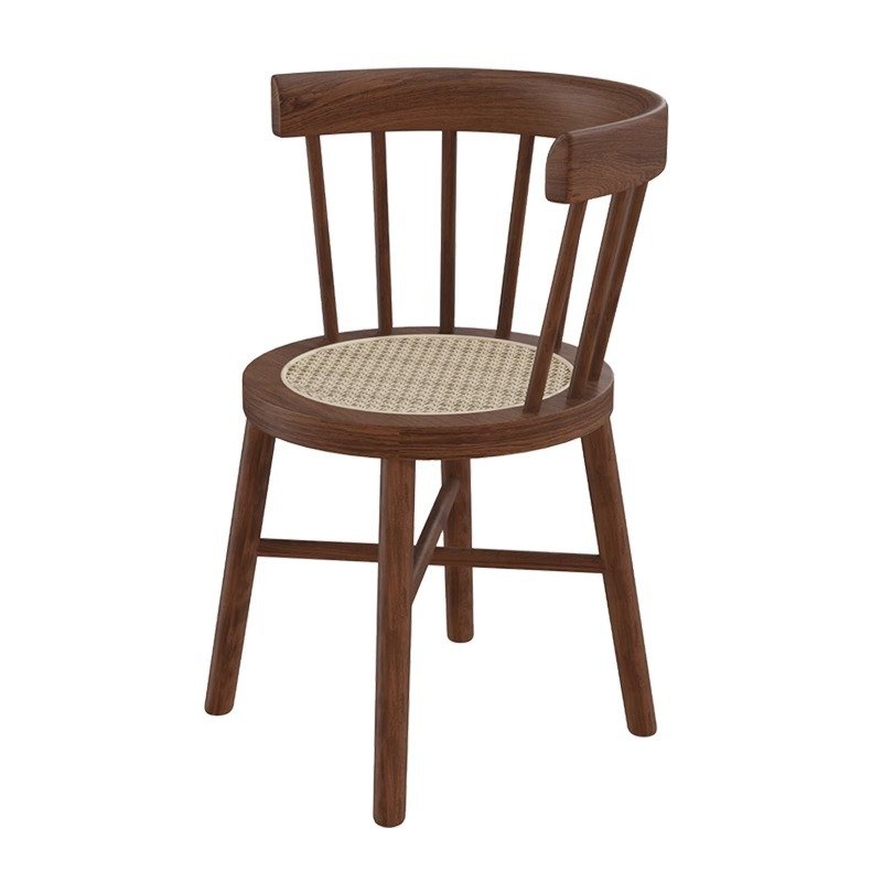 Commercial solid wood dining table chair hot pot restaurant coffee milk tea shop sofa booth seat