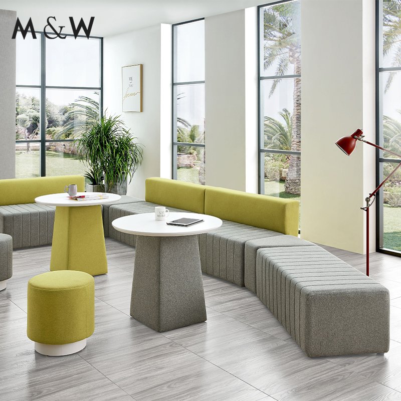M&W Public Area Leisure Office Sofa Furniture Free Combination Reception Sofa