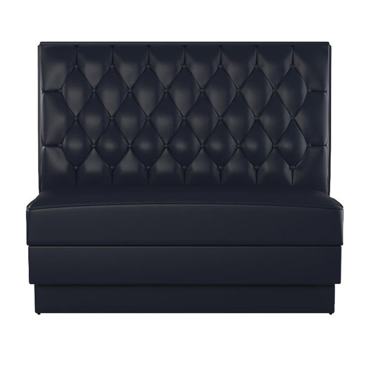 Custom Booths Chairs Seating Bench Modern Black Commercial Restaurant Night club Bar Lounge Furniture BT706