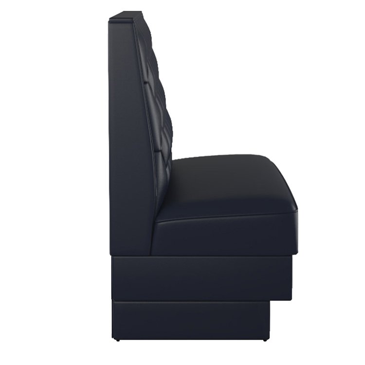 Custom Booths Chairs Seating Bench Modern Black Commercial Restaurant Night club Bar Lounge Furniture BT706