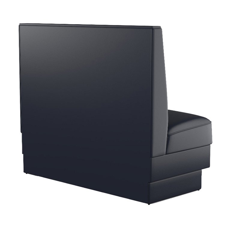 Custom Booths Chairs Seating Bench Modern Black Commercial Restaurant Night club Bar Lounge Furniture BT706