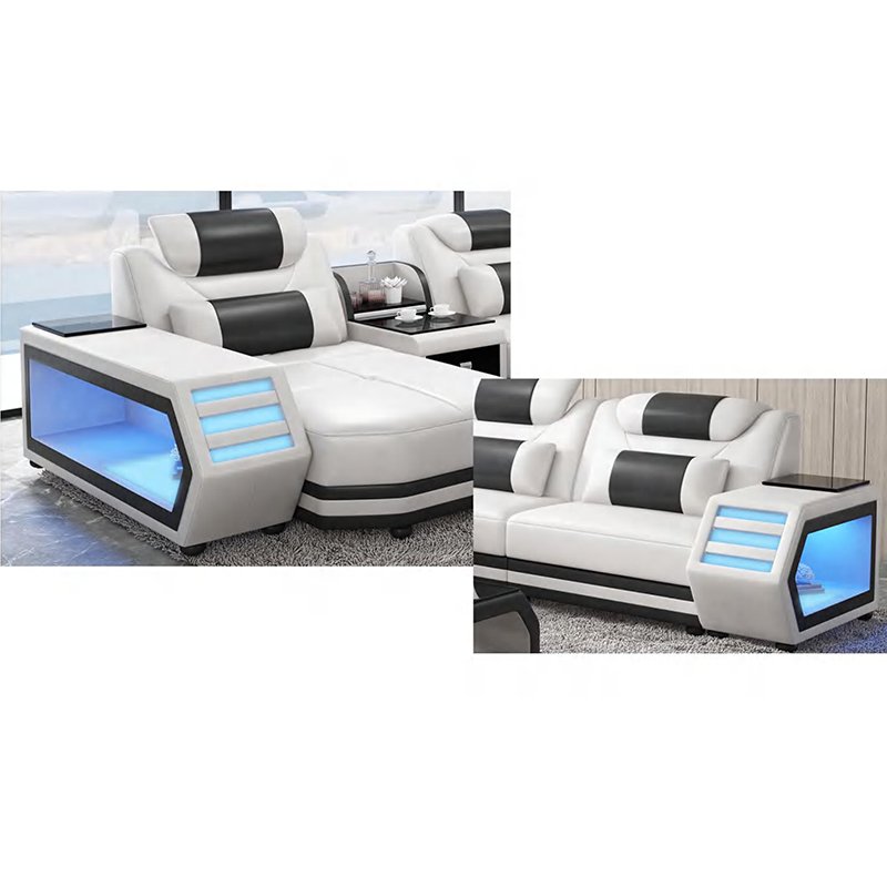 Bedroom luxury elegant U-shape sectional sofa set furniture living room new living room sofa