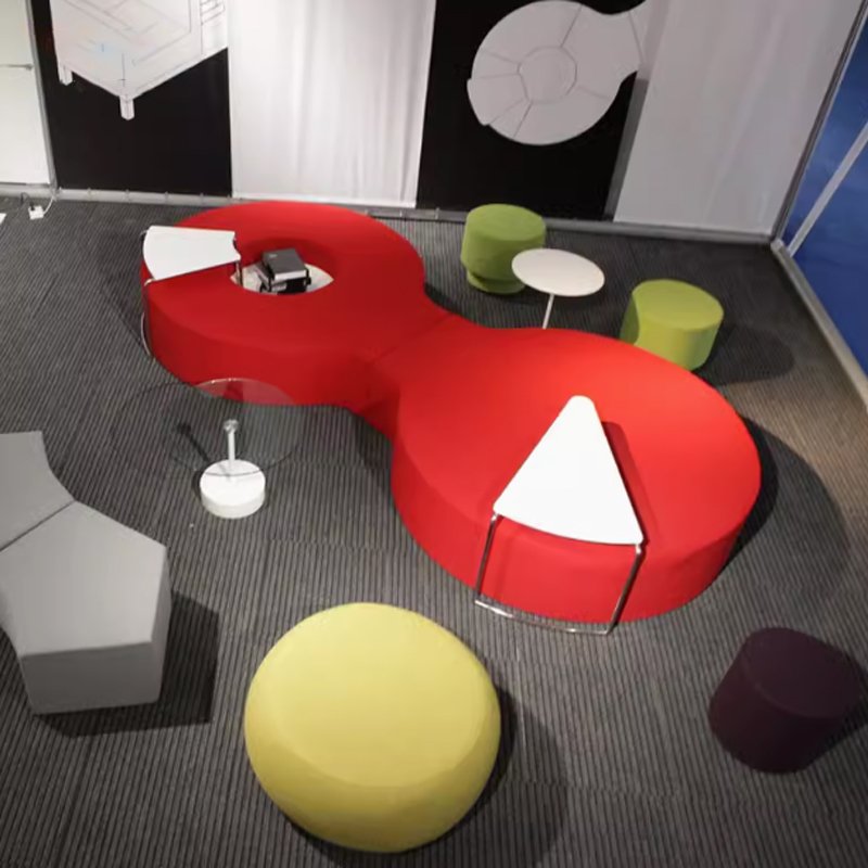 Modern Commercial Office Furniture Public Area Lounge Reception Waiting Modern Sofa Sets for Living Room