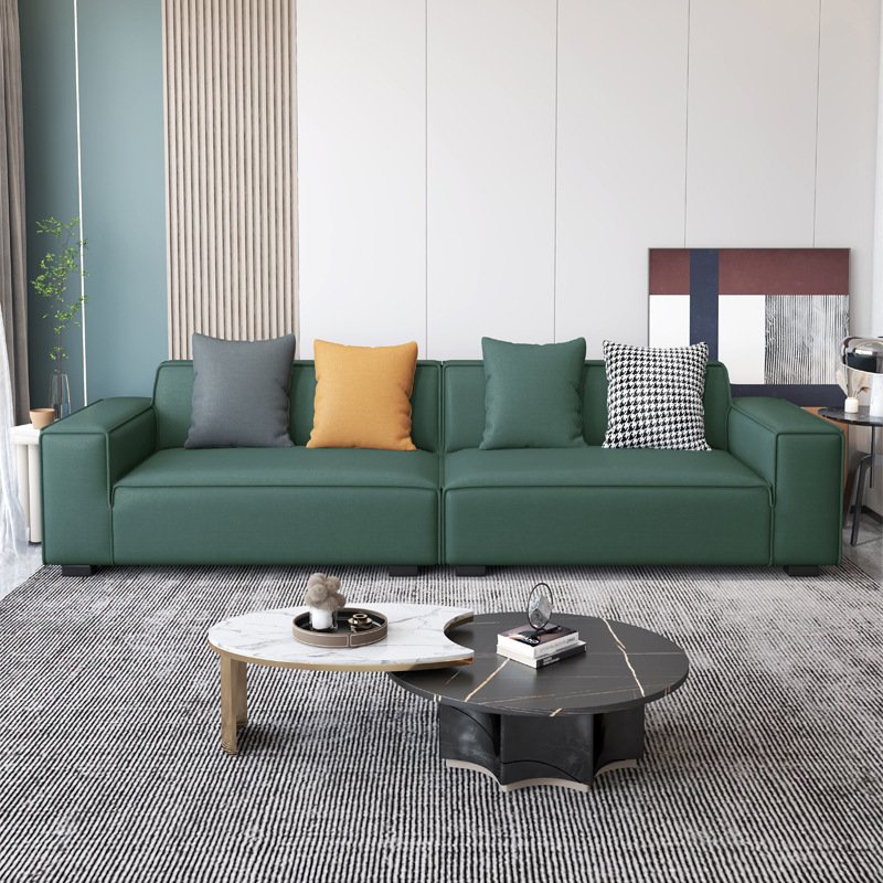 Vekin minimalist sofa living room furniture modern simple small family luxury three person combination sofa