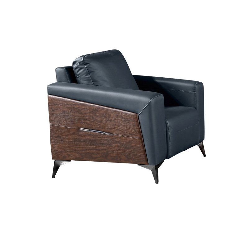 Customized Furniture High Grade Genuine Leather Office Sofa Set Couch For Meeting Room
