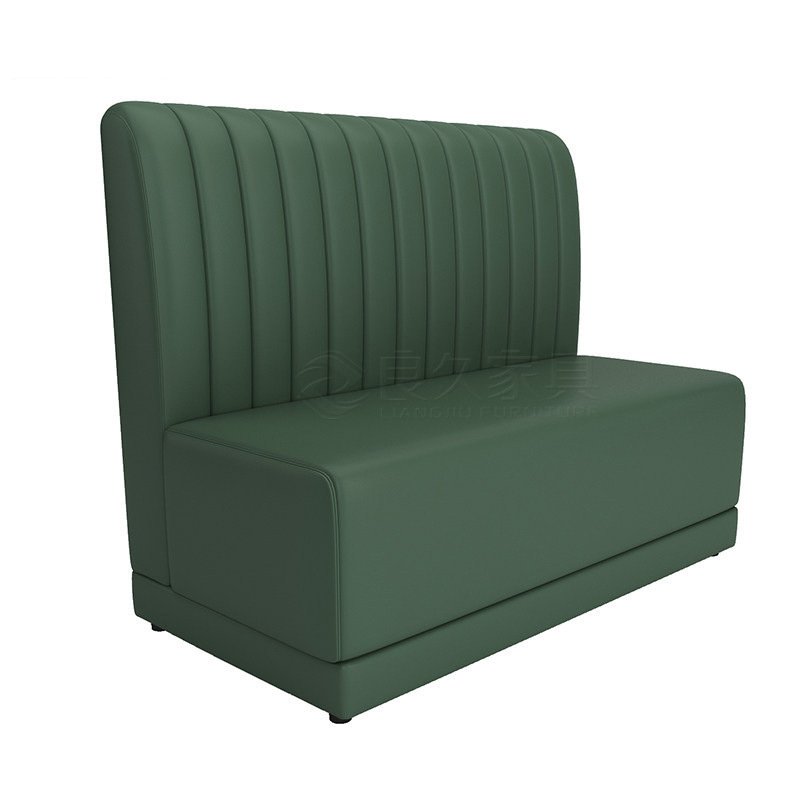Hendry OEM ODM restaurant furniture sofa booth high quality velvet fabric booth sofa for restaurant