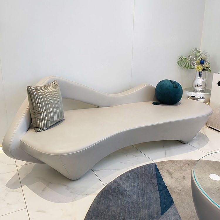 Hotel furniture European style leisure velvet fabric sofa for lobby home living room