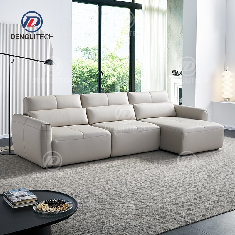 High End Modern White Wedding Adjustable Office Sofa Set 3 2 1 Italian Style Power Extensible Sectional Recliner Sofa Bed