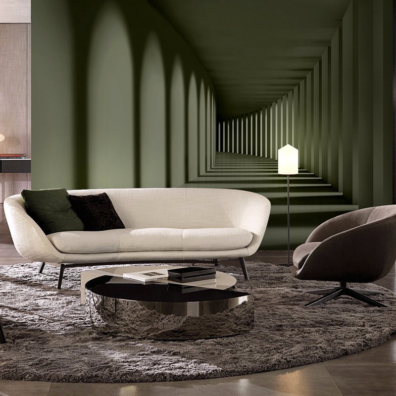 Nordic Style Modern Combination Sofa Set Can Be Customized Simple Multi-Person Combination Fabric Sofa