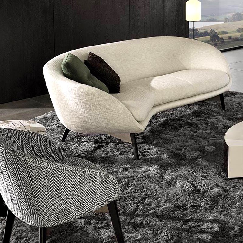 Nordic Style Modern Combination Sofa Set Can Be Customized Simple Multi-Person Combination Fabric Sofa
