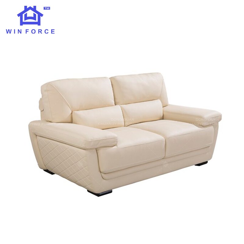 Winforce OEM Office Luxury Modern Sofa Couch Living Room Sofa Chair Customized Furniture 3 Seater Leather Sofa Set