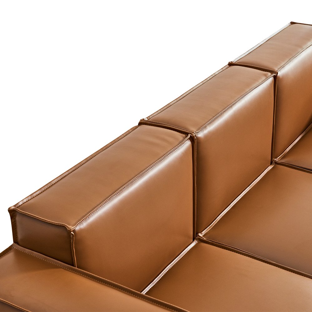 New design office furniture couch living room leather sofa modern sectional sofa Synthetic Leather Office Sofas