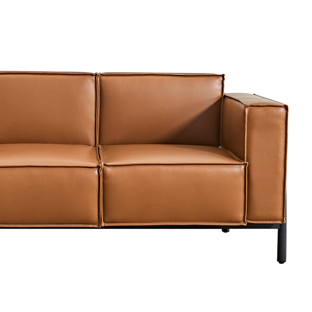 New design office furniture couch living room leather sofa modern sectional sofa Synthetic Leather Office Sofas