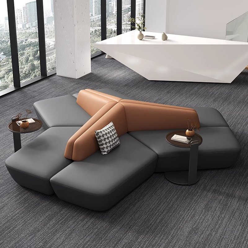 Hot Sale Top Office Furniture Comfortable Sofa For Office sofa set Single Office Sofa Set Luxury