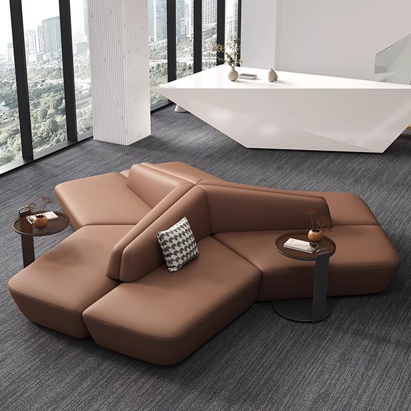 Hot Sale Top Office Furniture Comfortable Sofa For Office sofa set Single Office Sofa Set Luxury