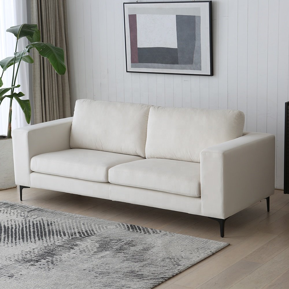 liquid repellent spill proof stain resistant fabric sofa couch modern white producer customise 3 seater living room sofas nordic