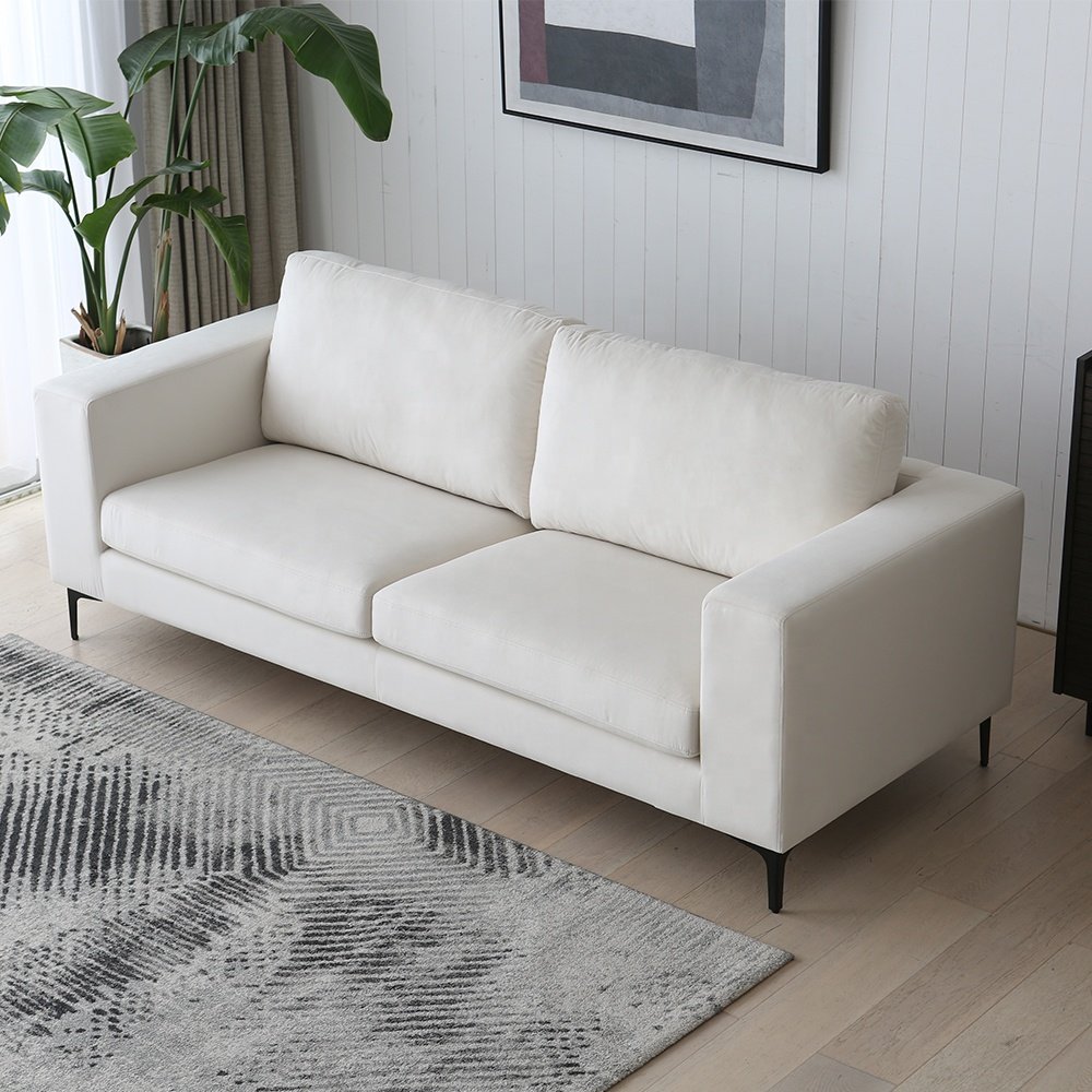 liquid repellent spill proof stain resistant fabric sofa couch modern white producer customise 3 seater living room sofas nordic