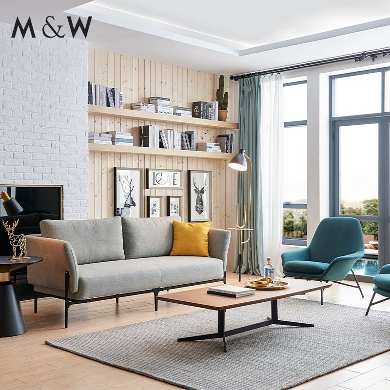 M&W Modern Comfortable Dental Office Waiting Sofas Set Public Area Reception Sofa For Office Reception Furniture
