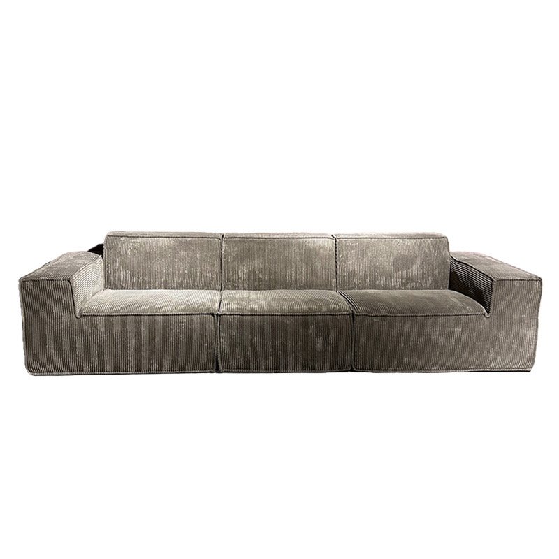 Customize Color Modular Sectional Sofa Set Living Room Vacuum-Sealed Small Packing Volume Fabric Compressed Foam Corner Sofa