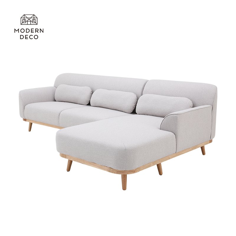 sofa live room couch l shape corner sofa sectional fabric beige design eckcouch ecksofa OEM for well-known brands furniture
