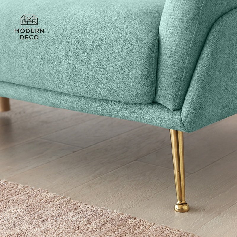 curved sofa living room modern design beige cream ivory white green pink velvet fabric curved boucle sofa